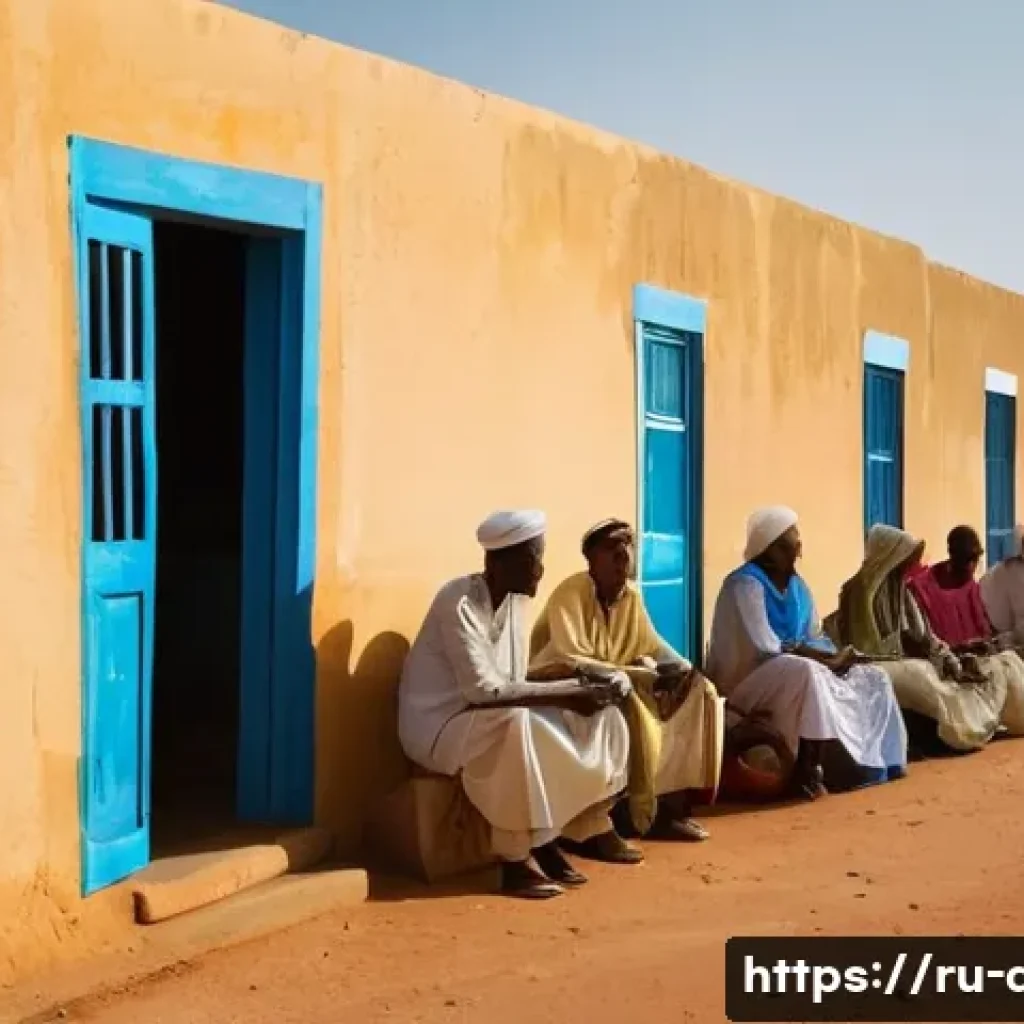 지부티 열대 사막 기후 - **Prompt:** A serene scene capturing the daily rhythm of life in a Djiboutian village during midday....
